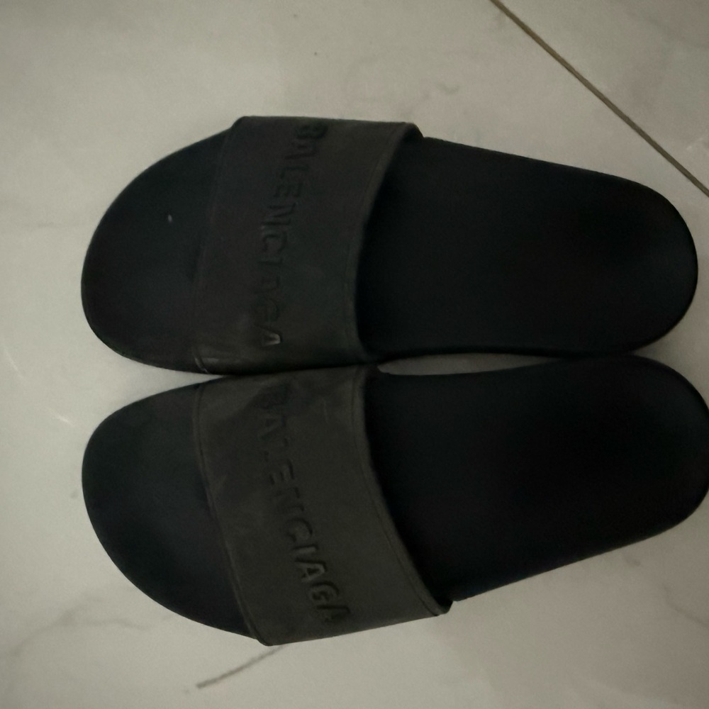 Balenciaga Dark Slide Sandals